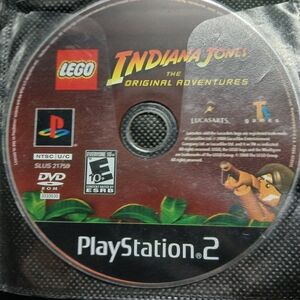 LEGO Indiana Jones: The Original Adventures for PlayStation 2 - Red and Black
